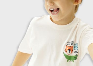 Μπλούζα με τύπωμα για αγόρι | ΛΕΥΚΟ - Energiers - 